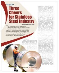 Three Cheers for Stainless Steel Industry - Steelworld