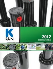 PRODUCT GUIDE - K-Rain