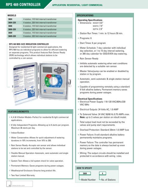 PRODUCT GUIDE - K-Rain