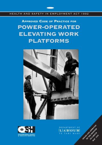 Power-Operated Elevating Work Platforms ... - Business.govt.nz