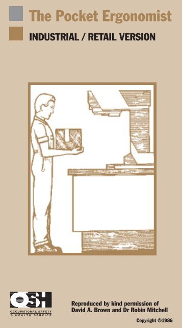Pocket ergonomist industrial/retail [104 KB PDF] - Business.govt.nz