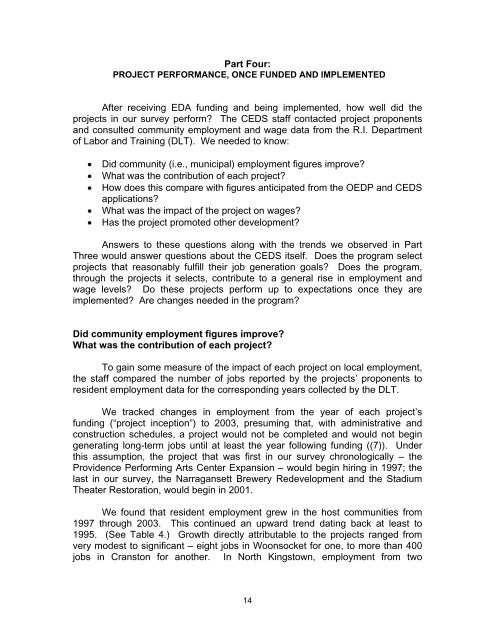 156: EDA Public Works in RI, 1996-2000 - State of Rhode Island ...