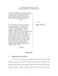 Lawsuit - ACLU of Rhode Island