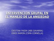 intervencion grupal en el manejo de la ansiedad