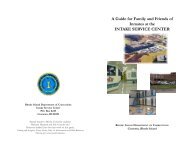 A Guide for Family and Friends of Inmates at the INTAKE SERVICE ...