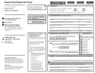 Oregon Voter Registration Card - Long Distance Voter