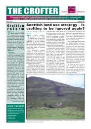 THE CROFTER - Scottish Crofting Federation