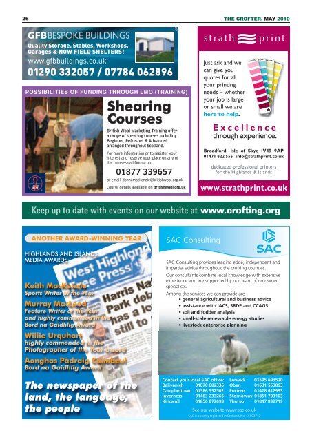 THE CROFTER - Scottish Crofting Federation