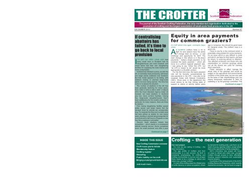 Crofter 97 - Scottish Crofting Federation