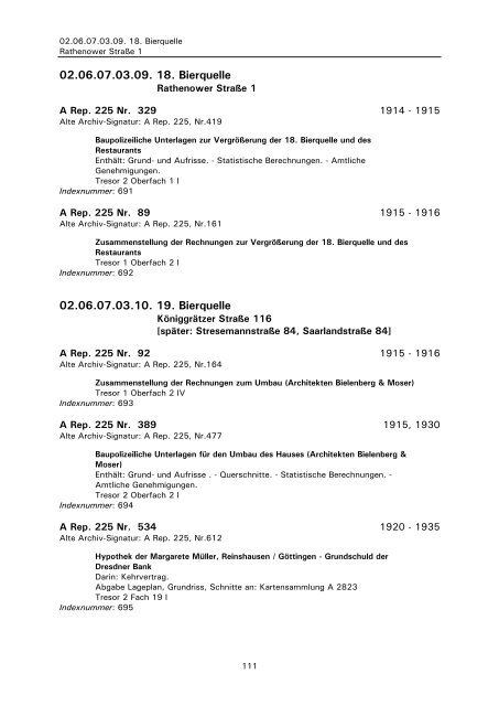 A Rep. 225 Aschinger-Konzern - Landesarchiv Berlin