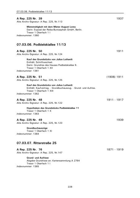 A Rep. 225 Aschinger-Konzern - Landesarchiv Berlin