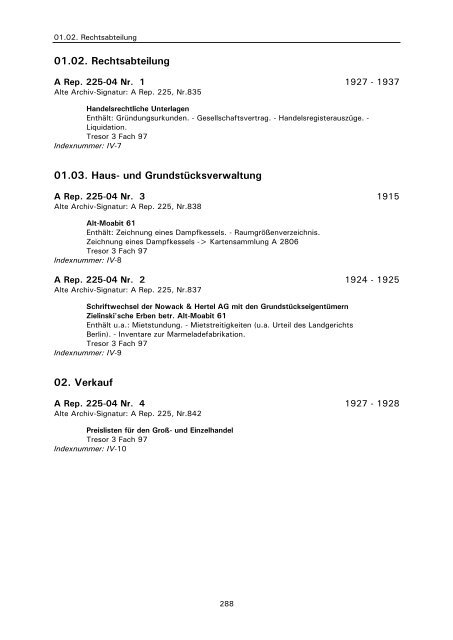 A Rep. 225 Aschinger-Konzern - Landesarchiv Berlin