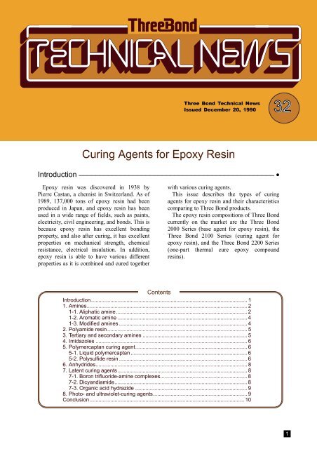 UV-curing resin  ThreeBond Group