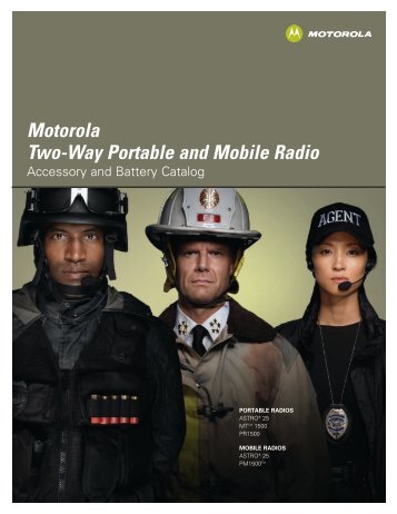Motorola High Tier Accessory Catalog - Emergency Radio Service Inc.