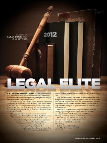 Legal Elite - Georgia Trend Magazine