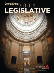 Legislative Guide - Georgia Trend Magazine
