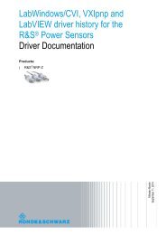 Rohde & schwarz drivers Rohde & schwarz drivers