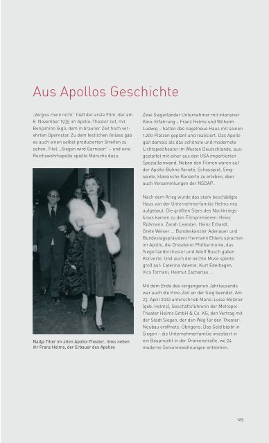 Spielzeit 2008/2009 - APOLLO-Theater Siegen