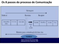 Os 8 passos do processo de Comunicação