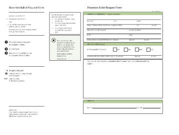 Oregon absentee ballot request form - Long Distance Voter