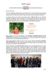 Newsletter 3-2010 - Gesellschaft für türkischsprachige Psychotherapie