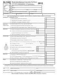 RI-1120C - Rhode Island Division of Taxation