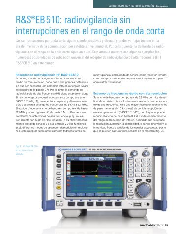 Download article as PDF (0.9 MB) - Rohde & Schwarz Mexico