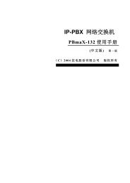 IP-PBX 网络交换机 - 技声语音软件(上海)有限公司