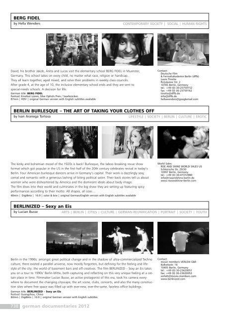 german documentaries 2012 (pdf - 7 mb)
