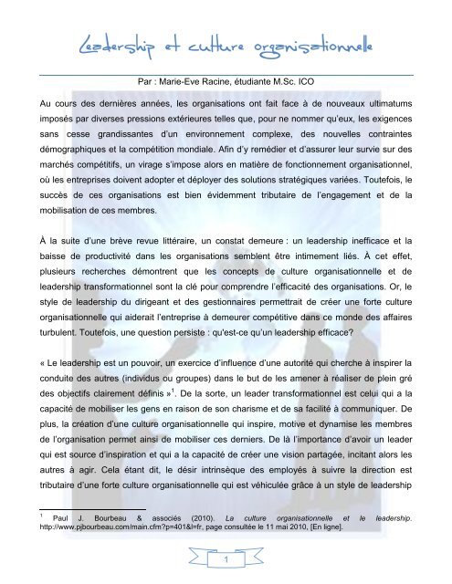 Leadership et culture organisationnelle Marie-Eve Racine.pdf