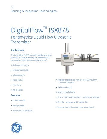 DigitalFlow ISX878 - Alba Instrumentation Ltd