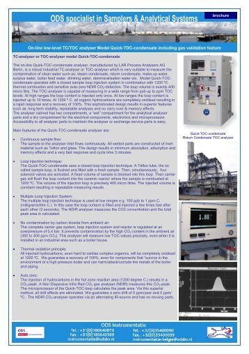 09-01b LAR Quick-TOC-condensate UK.pub - ODS-instrumentatie NL