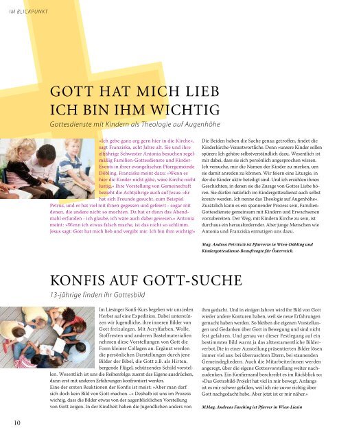 Ausgabe 04/2010 - Evangelische Kirche Wien