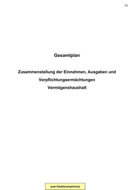 Gesamtplan Zusammenstellung der Einnahmen und ... - Esslingen