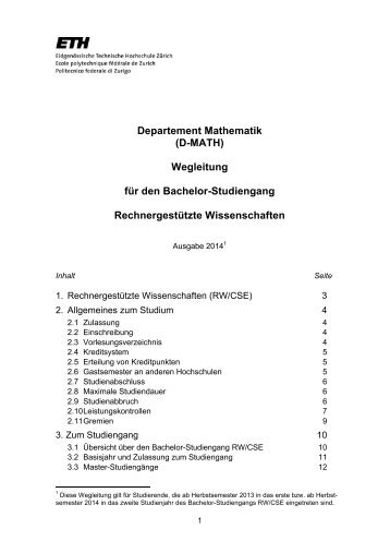 (aktuell) zum Bachelor-Studiengang RW (PDF)