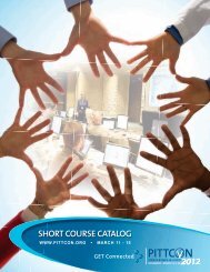 Short Course Catalog - ICRA