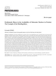 Problematic Biases in the Availability of Molecular Markers in Protists: The Example of the Dinoflagellates