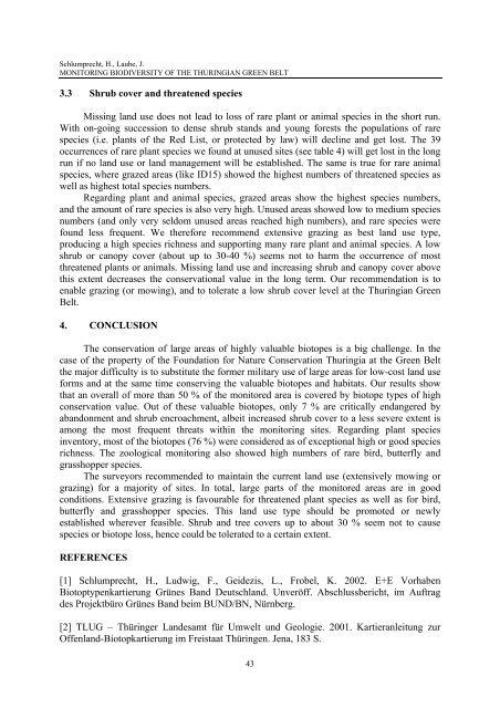 The Green Belt as a European Ecological Network strengths and gaps