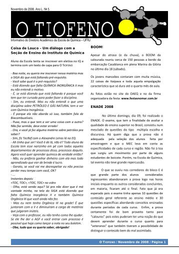 2008 O TIOFENO 4 Novembro.pdf - UFRJ
