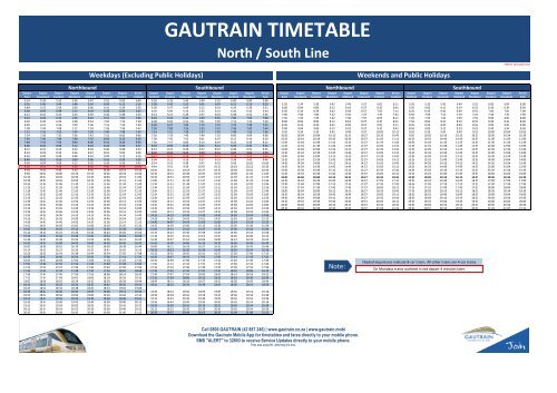 gautrain travel times