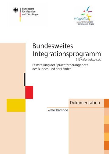 Bundesweites Integrationsprogramm - faecher.lernnetz.de
