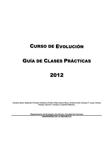 Curso de - Facultad de Ciencias