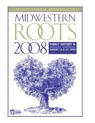 MidWest Roots 2008 Genealogy Conference - Kerchner