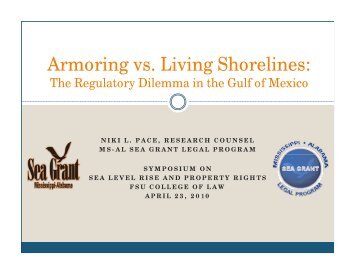 Armoring vs. Living Shorelines: - Mississippi-Alabama Sea Grant ...