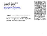 Criterio del grupo externo - Facultad de Ciencias