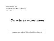 caracteres-moleculares IMPRIMIR - Laboratorio de EvoluciÃ³n