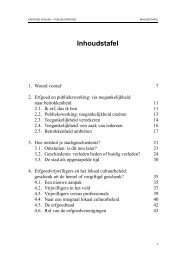 Inhoudstafel - Politeia