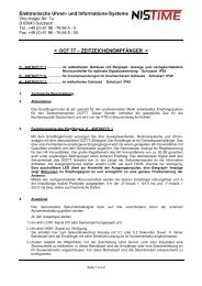 Elektronische Uhren- und Informations-Systeme <  DCF 77 - NIS time