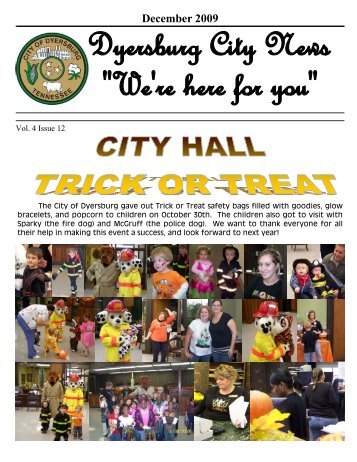 Vol 4 Issue 12 December 2009 - City of Dyersburg