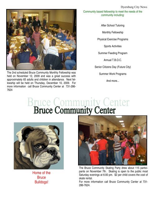 Vol 4 Issue 12 December 2009 - City of Dyersburg